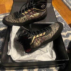 RUDIS KS Black Infinity wrestling shoes